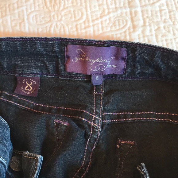 NYDJ Boot Cut Jeans Dark Enzyme Size 6 - Picture 2 of 3